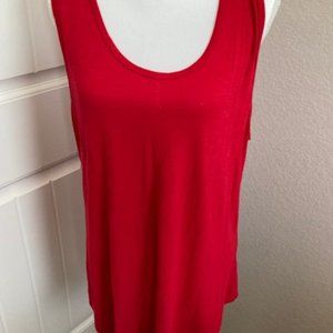 Lularoe Tank Top, Size 3XL in Red
